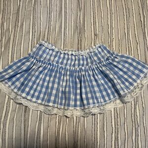 Plaid Mini Skirt